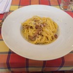 GF Pasta Carbonara in Rome
