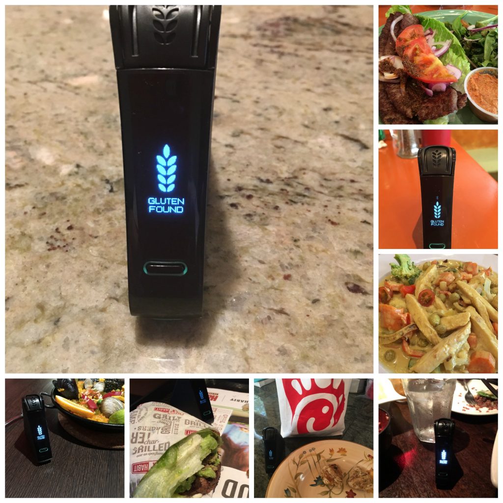 Gluten found with the Nima Sensor