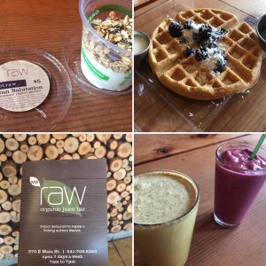 Raw Juice Bar Ashland gluten free