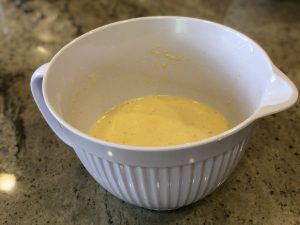 Paleo crepe batter
