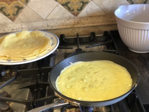 Paleo crepe production