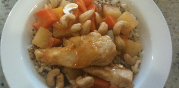 Gluten-free sweet and sour chicken